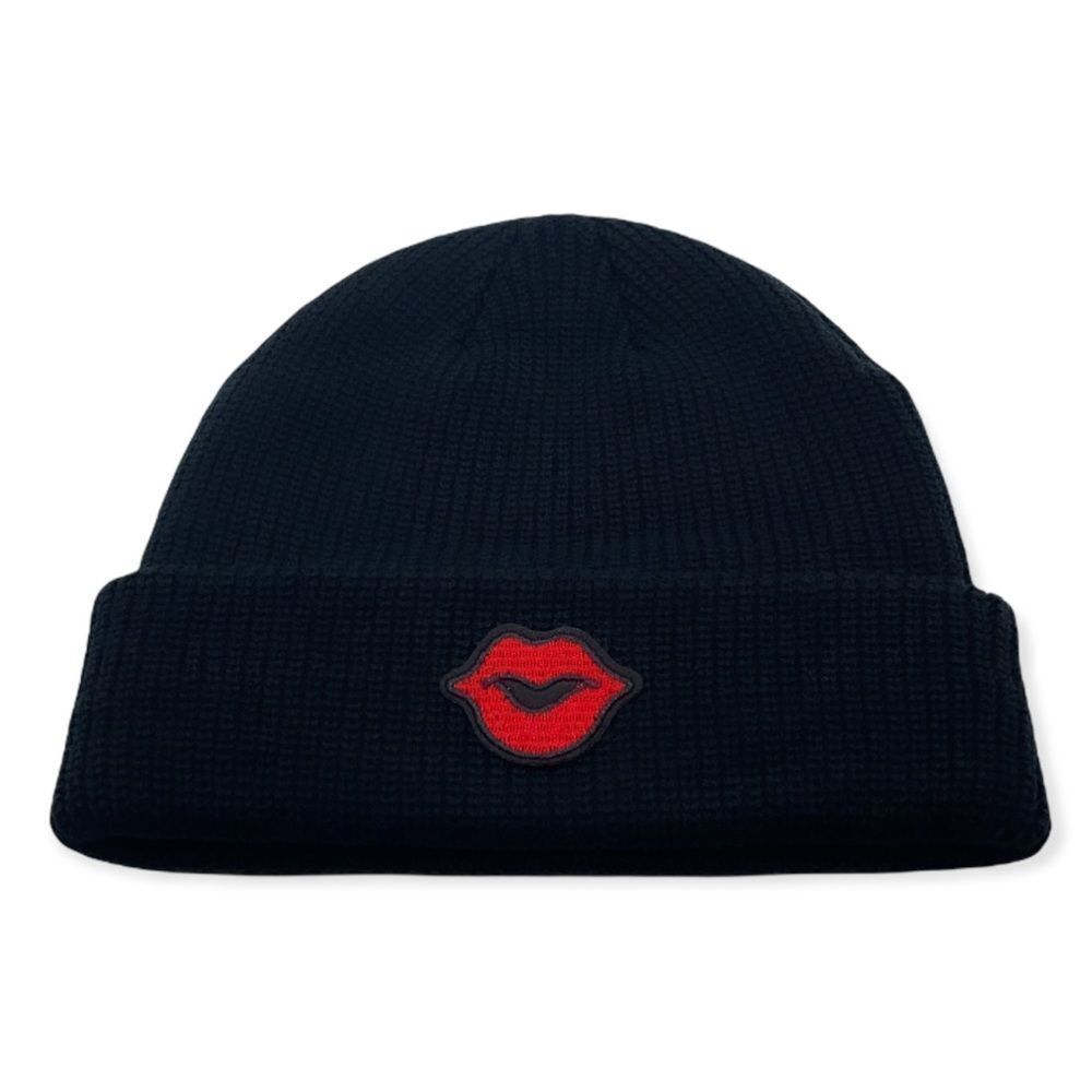 NWT Wool + Pepper Co. Lips Beanie Hat